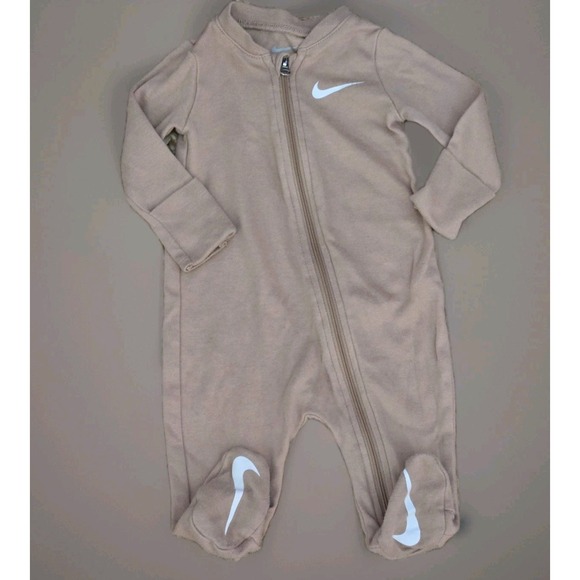Nike Plain Baby Brown Jumpsuit‎ Age 3M Size 56-62cm
